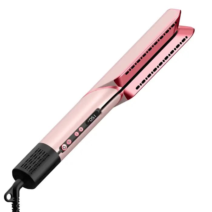Lisseur et sèche-cheveux 2 en 1, lisseur à ions négatifs, utilisation sur cheveux secs et humides, m