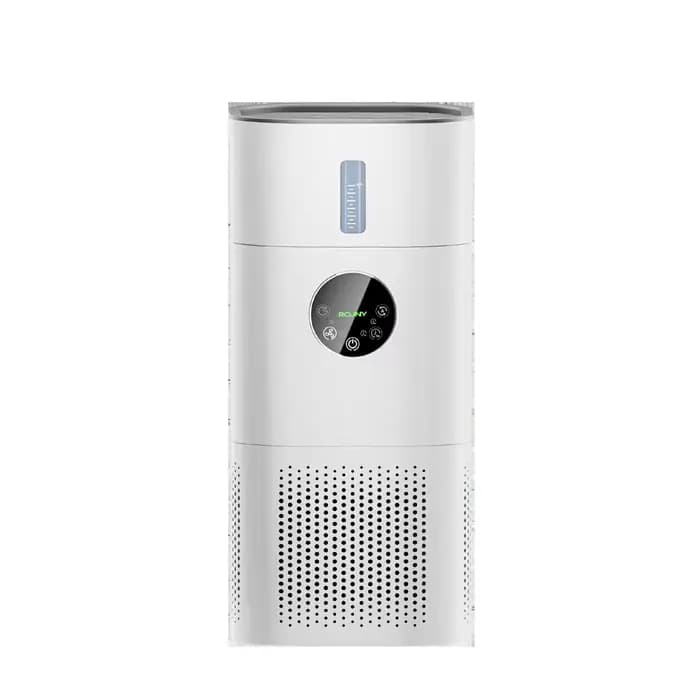 Purificateur d'air humidificateur évaporatif sans brume avec filtre à charbon HEPA, lave-air silenci