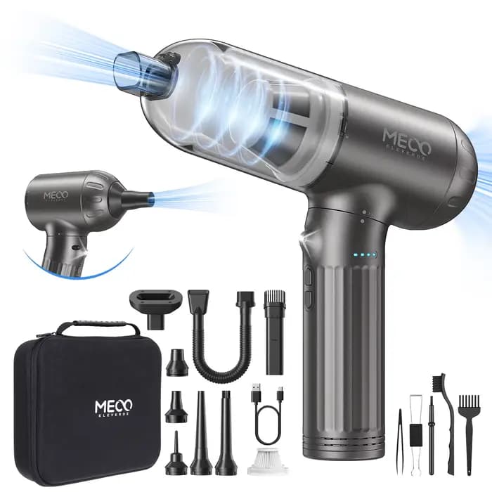 MECO ELEVERDE ME-VC2 plumeau et aspirateur électrique à Air comprimé fonction 4 en 1 puissant nettoy
