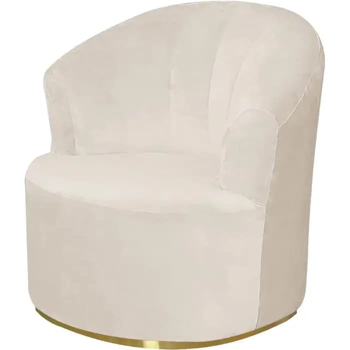 Juste de fauteuil à baril en velours rond, housse de fauteuil club, housse de chaise d'appoint, hous