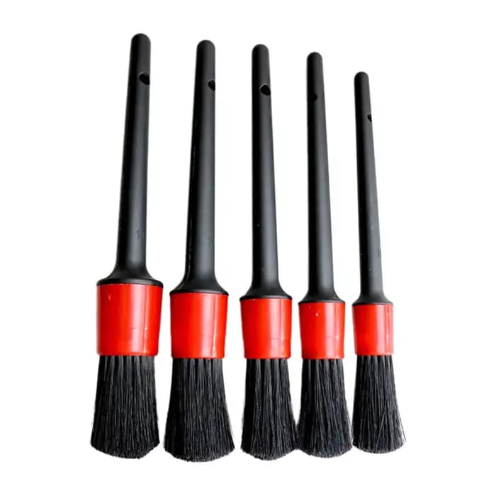 Kit de brosses de nettoyage de voiture, 5 pièces, brosses de détail automobile, brosses anti-poussiè