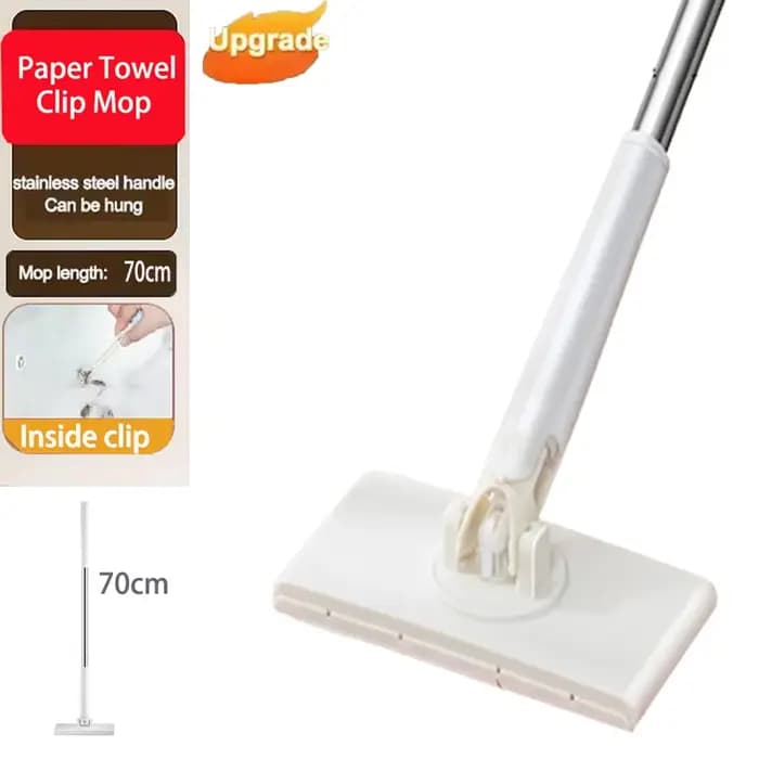 Grand balai de nettoyage mains libres pour fenêtres et sols 360 °   Nettoyeur de poussière rotatif a