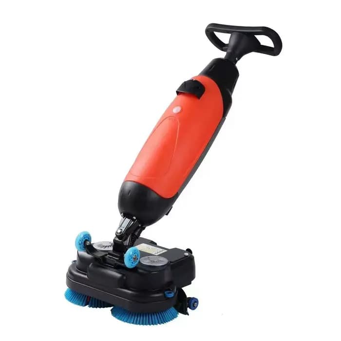 Épurateur de sol électrique, Mini aspirateur à batterie au Lithium à double brosse et vadrouille com