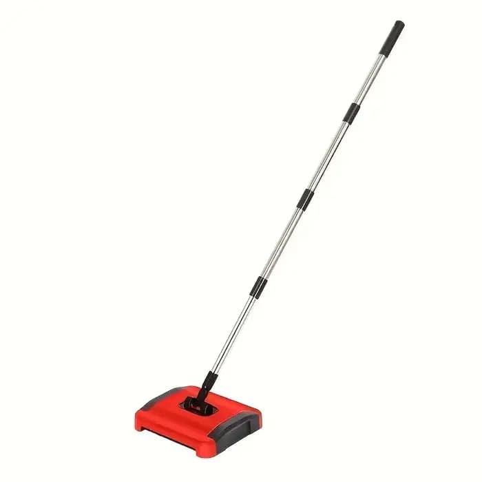 Nettoyeur de tapis manuel avec brosse à rouleau poussoir, adapté à tous les sols durs, dépoussiérage