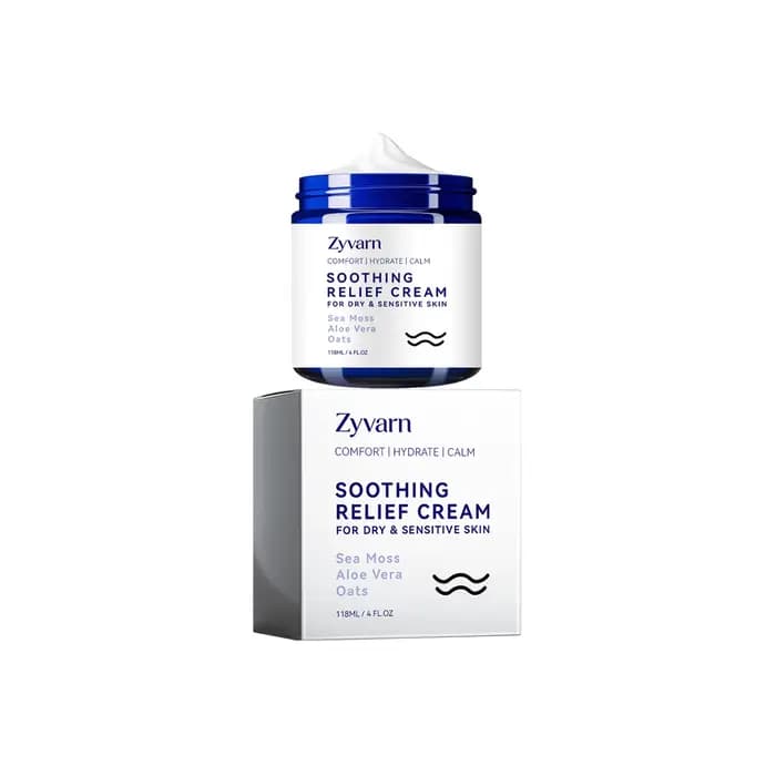 Crème Apaisante et Réparatrice pour Peaux Sensibles à la Mousse de Mer, Aloe Vera et Avoine – Soin H