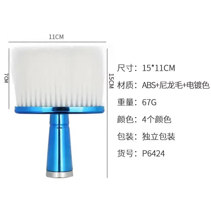 Brosse à poils souples en nylon pour balayer les cheveux, nettoyer les cheveux et brosser les fragme