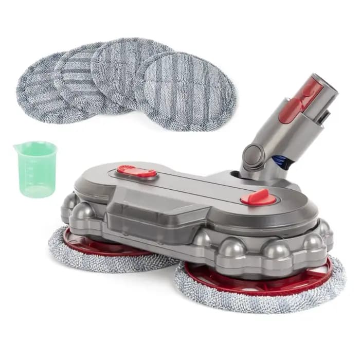 Tête de vadrouille électrique pour aspirateur Dyson V7 V8 V10 V11 V15, Six chiffons de vadrouille av