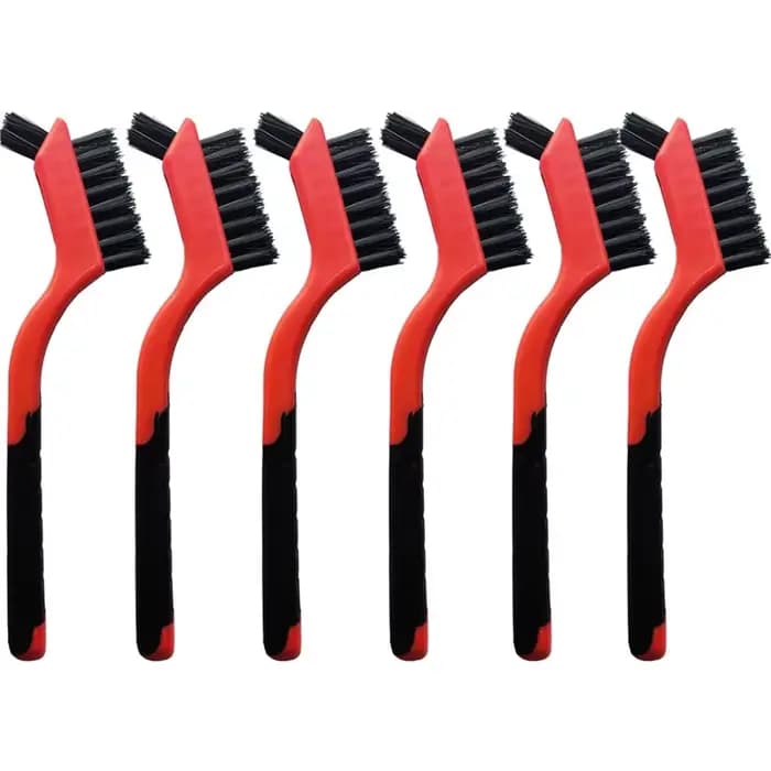 BSEVB-BBQ Brosse de nettoyage en nylon, poils non abrasifs pour surfaces délicates et tâches quotidi