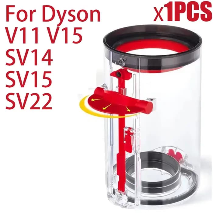 Grand bac à poussière pour aspirateur Dyson V11 V15 SV14 SV15 SV22, pièce de rechange pour canette/s