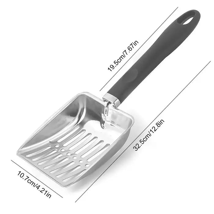 Pelle à cendres ajourée en fer pour foyer, poêle à bois, grille de barbecue extérieure, outil de dép