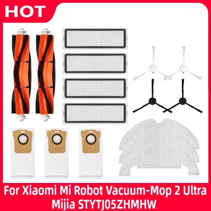 Pièces de rechange pour aspirateur robot Xiaomi Mi 2 Ultra, brosse latérale principale, filtre Hepa,