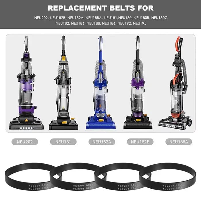 Remplacement de la courroie d'aspirateur vertical Eureka Style U, E0205, Eureka NEUAth, NEU33, NEU18