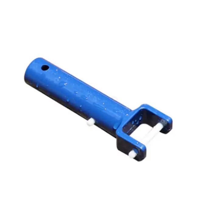 Poignée de piscine à tête d'aspiration portable avec clip en V, accessoires de livres, bleu, piscine