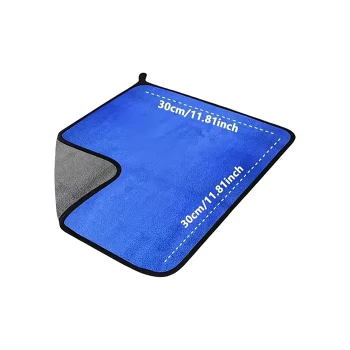 Serviettes de nettoyage de voiture en microfibre ultra-épaisses 30×30 cm, sans peluches, sans rayure