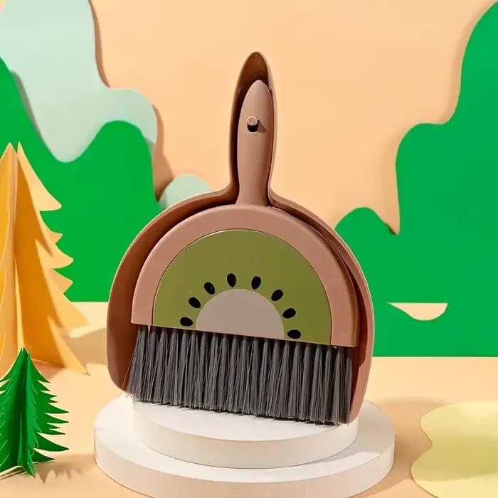 Ensemble balai et pelle miniatures portables pour la maison
