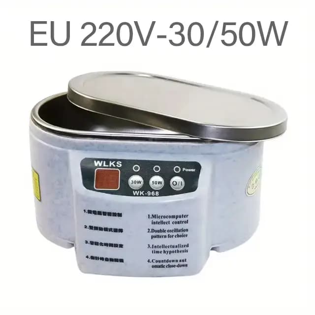 Nettoyeur Ultra sonique 30/50W, bain sonicateur 40Khz, Degas pour montres, lentilles de Contact, lun