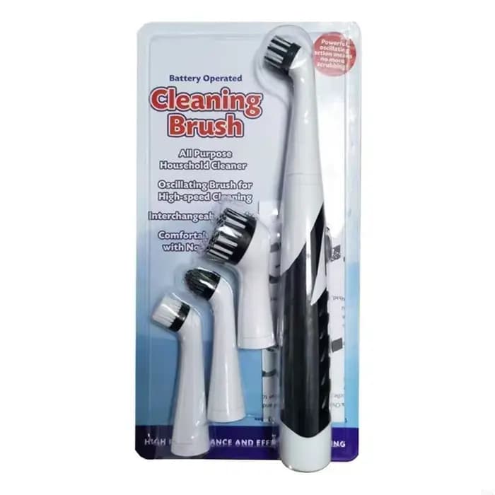 Brosse nettoyage d'épurateur électrique sans fil propre sans fil avec 4 têtes pinceau pour carrelage