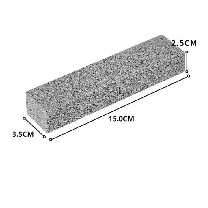 Lot de 10 pierres ponce grises pour le nettoyage et l'élimination des taches – Accessoires de nettoy