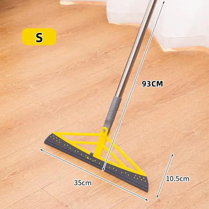 180 °   Balai magique rotatif en caoutchouc, vadrouille en Silicone, balai anti-poussière à main, ra