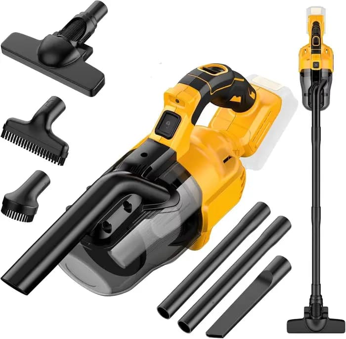 Aspirateur sans fil pour batterie Dewalt 20V – Aspirateur à manivelle sans balais, 55 CFM, filtre HE