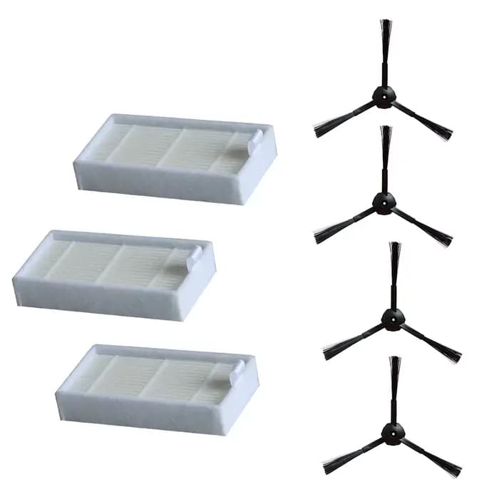 Kit de filtre HEPA pour aspirateur robot CHUWI Ilife V5s V5 X5 Ilife V3s V3s Pro V3l V5s Pro V50, 4 