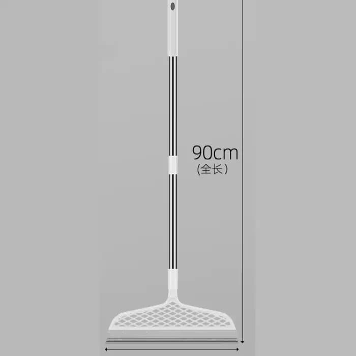 1 balai en silicone double face, balai magique détachable pour sols humides et secs, fenêtres, surfa