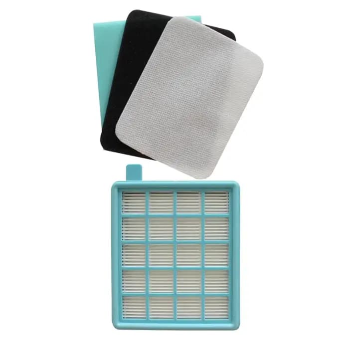 (Comparable au jeu de filtres FC8058 / 01) pour aspirateur Philips PowerPro Active et Compact.