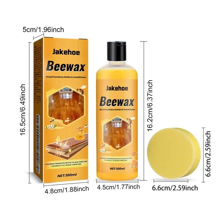 Cire d'abeille nettoyant pour sol en bois propre plancher en bois bureau produit vernis huile brilla