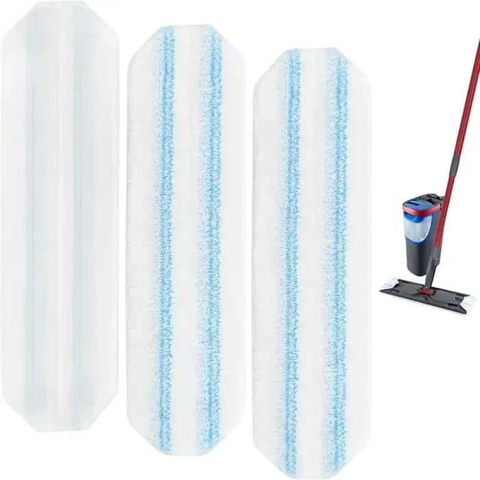 Tampon lavable remplaçable pour système de vadrouille plate H2prO ; Outils efficaces de nettoyage de