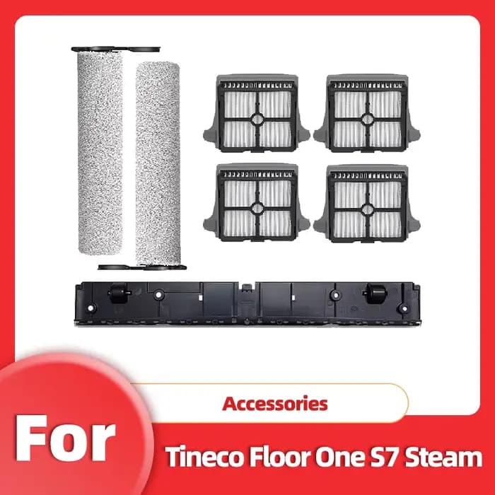Kit de filtres HEPA pour aspirateur à main Tineco Floor One S7, brosse à rouleau souple, nettoyeur d