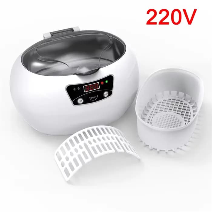 Nettoyeur ultrasonique numérique, panier de nettoyage, Machine de nettoyage de bijoux, montres, bain