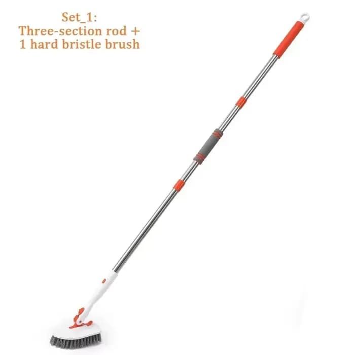 Brosse de sol rotative à 180 °, brosse HOBooks, brosse de couture de sol, brosse de baignoire, bross