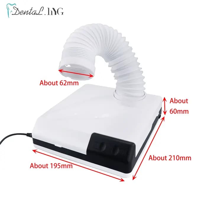 Aspirateur à Ventilateur avec Filtre, Collecteur de Poussière, Puissance de Bain, Laboratoire Dentai