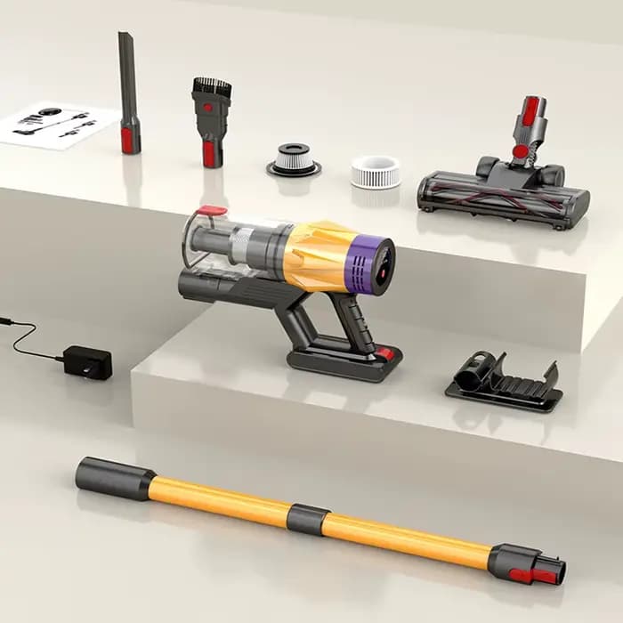 Aspirateur sans fil 550W 50KPa, bâton léger avec écran tactile LED, batterie amovible, balayeuse por
