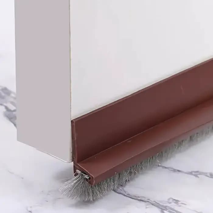 Bouchon anti-poussière pour joint de porte avec brosse, réduit le bruit, bloqueur de brise de balaya