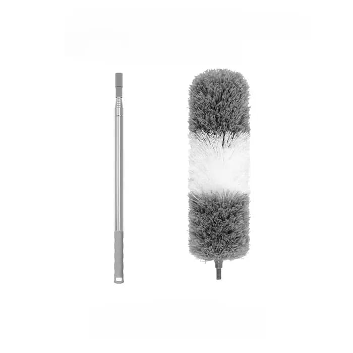 Brosse plumeau en microfibre de 2.8M, balai de nettoyage de plafond incurvé et extensible, collecteu