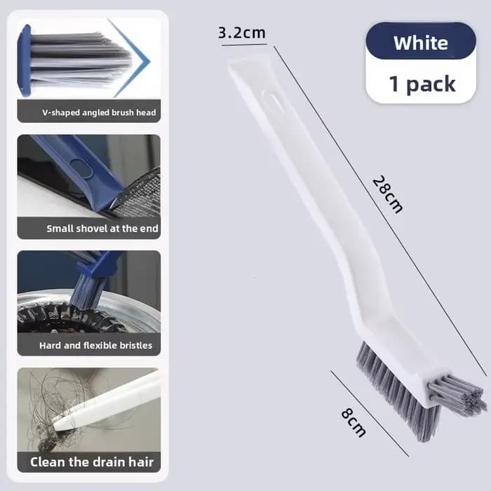 Brosse de nettoyage pour fentes à poils durs, brosse à coins pour carrelage de salle de bain, joint 
