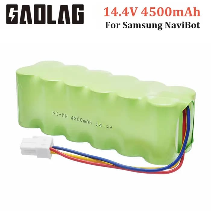 Batterie d'aspirateur NIMH 14.4V 4500mAh pour Samsung NaviBot SR8840 SR8845 SR8855 SR8990 VCR8845 VC