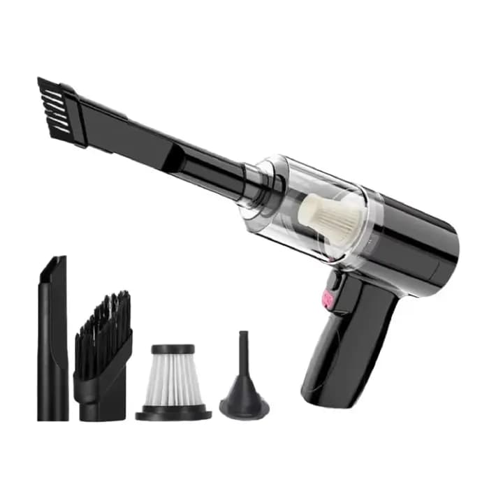 Aspirateur de voiture 120000 PA – Machine de nettoyage puissante pour voitures, Mini nettoyeur à mai