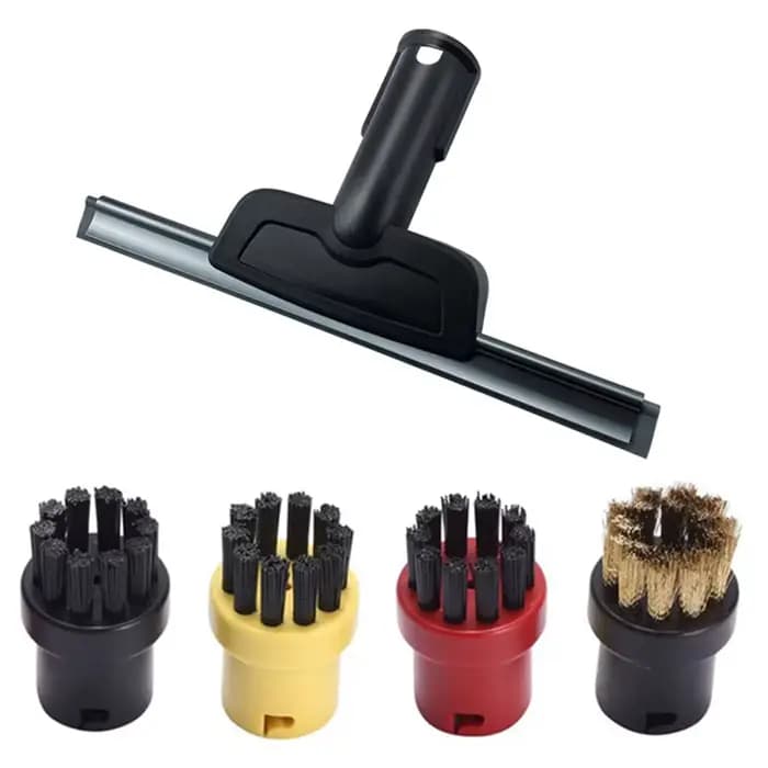Karcher SC2 SC3 SC4 SC5 CTK10 CTK20, Buse de Fenêtre, Grattoir, Brosse Ronde pour Nettoyeur Vapeur, 