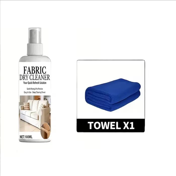Nettoyant textile en spray 100 ml, séchage rapide, détachant pour tissus d'ameublement, tapis, siège