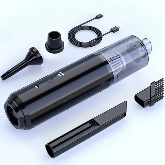Ensemble de collecteur de poussière pour voiture à aspiration puissante, aspirateur à main sans fil 