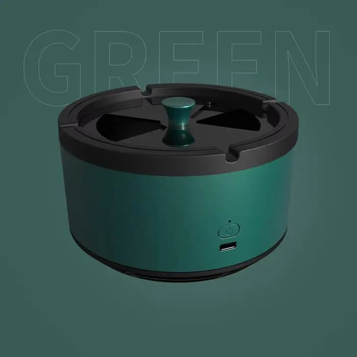 Cendrier à forte aspiration, purificateur d'air portable, design lavable avec chargement Type-C pour