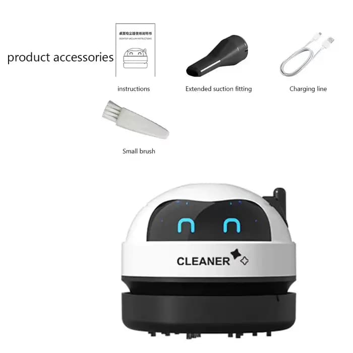 Mini aspirateur portable USB sans fil aste, dépoussiérage de table de bureau, brosse pour livres, vo