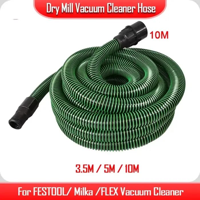 Tuyau d'aspirateur 3.5/5/10 m pour FESTOOL/ Milka /FLEX, accessoire pour aspirateur à sec, Tube de p