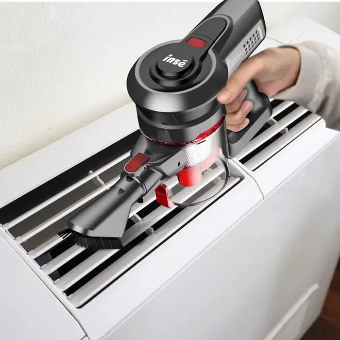 Aspirateur sans fil INSE N650-01, autonomie jusqu'à 45 services, déterminer l'aspirateur injuste