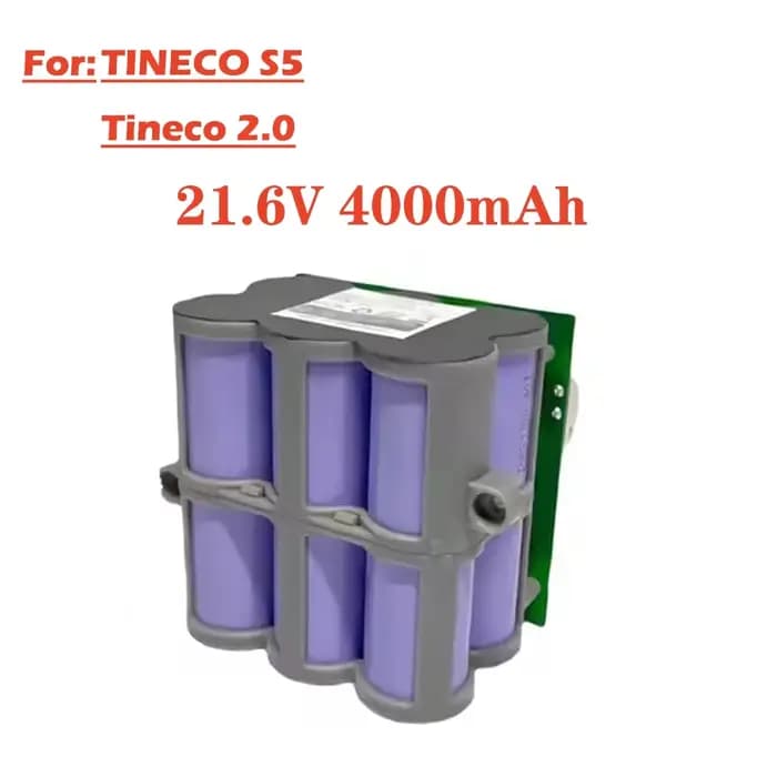 Batterie li-ion rechargeable 21.6V 6000mAh nouvellement améliorée pour Tineco FLOOR ONE 2.0 S5 PRO 2