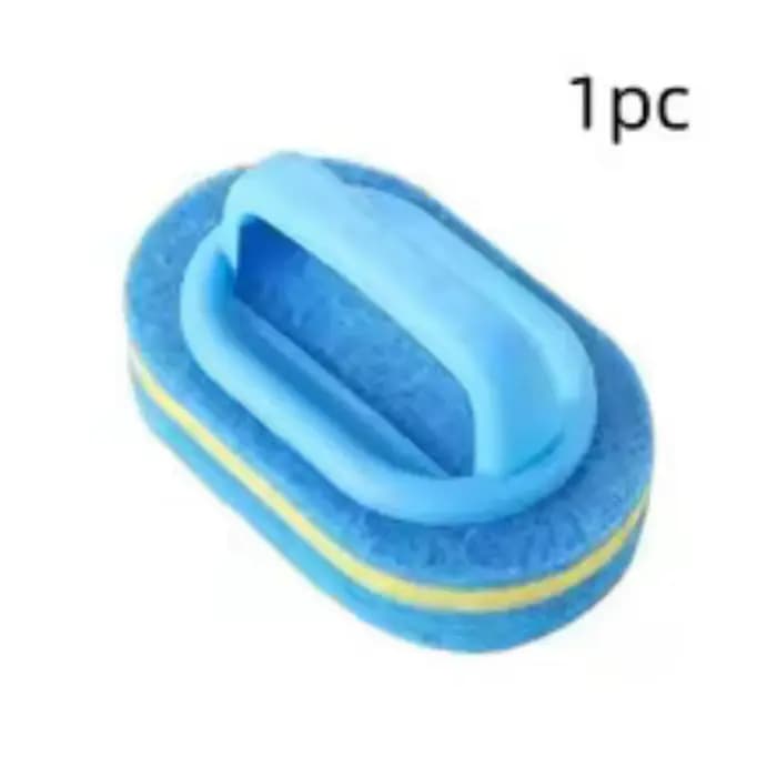 Brosse de nettoyage ménager avec manche, éponge épaisse pour vaisselle, salle de bain, cuisine, baig