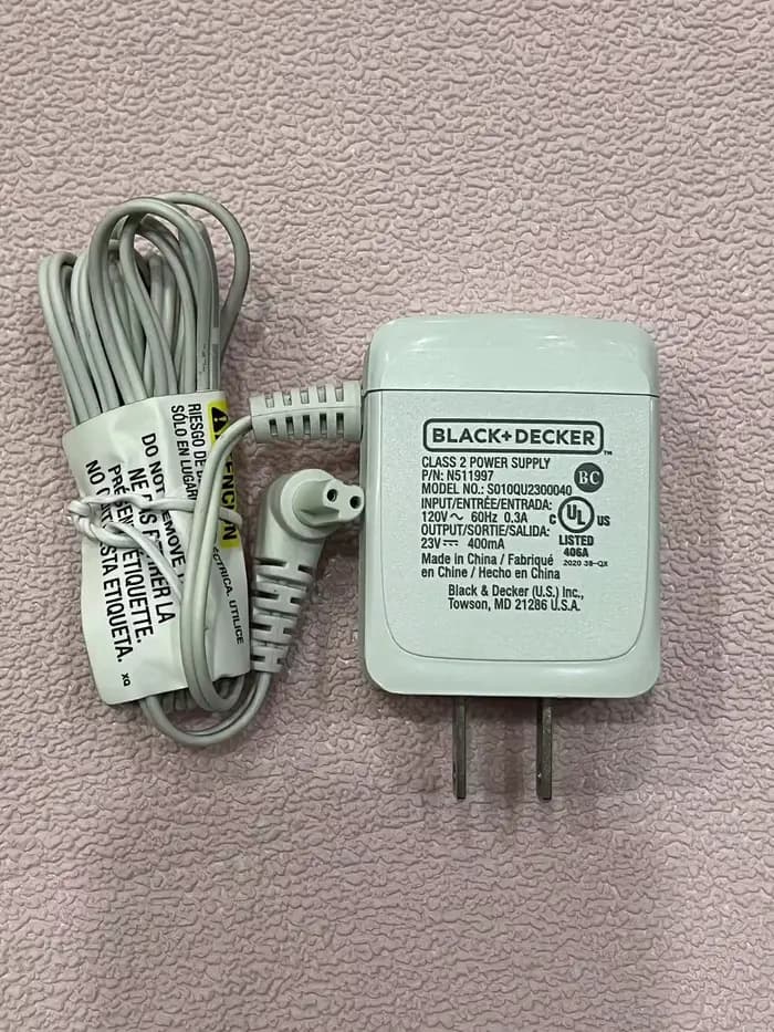 Convient pour adaptateur secteur pour aspirateur BLACK DECKER 14V 23V 400mA