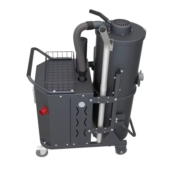 Aspirateur cyclonique industriel électrique pour nettoyage humide et sec, capacité 160L, réservoir e